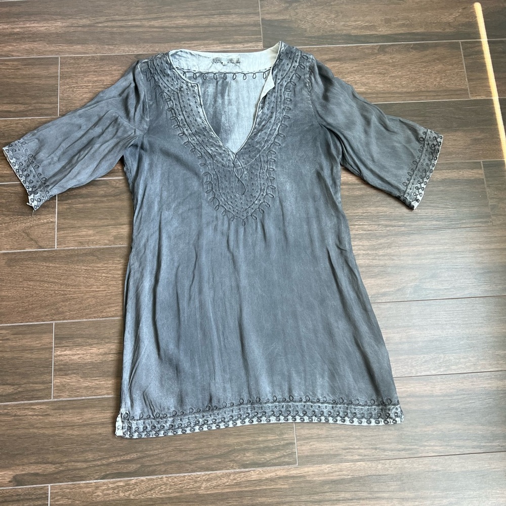 Gray Beach Coverup Size Small